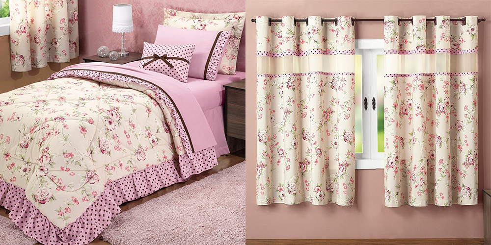 roupa de cama floral